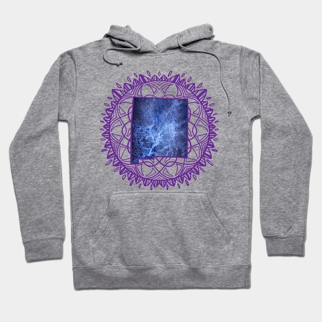 New Mexico Mandala Hoodie by Manfish Inc.